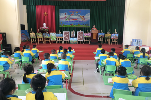 Trường Mầm non xã Tân Thanh tổ chức “Ngày hội tạo hình” cho trẻ với chủ đề “Tri ân ngày nhà giáo Việt Nam 20/11”.