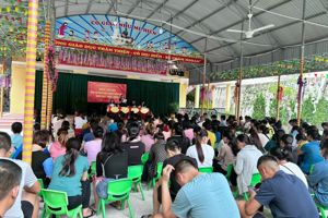 TRƯỜNG MN XÃ TÂN THANH TỔ CHỨC HỌP PHỤ HUYNH ĐẦU NĂM HỌC 2023 - 2024